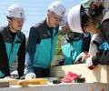 통계청, 산불 이재민 위한 이동식 주택 건축 봉사활동 펼쳐