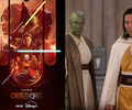 Lee Jungjae with the lightsaber of 