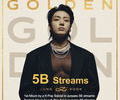 BTS Jungkook’s 'GOLDEN' Surpasses 5 Billion Streams on Spotify